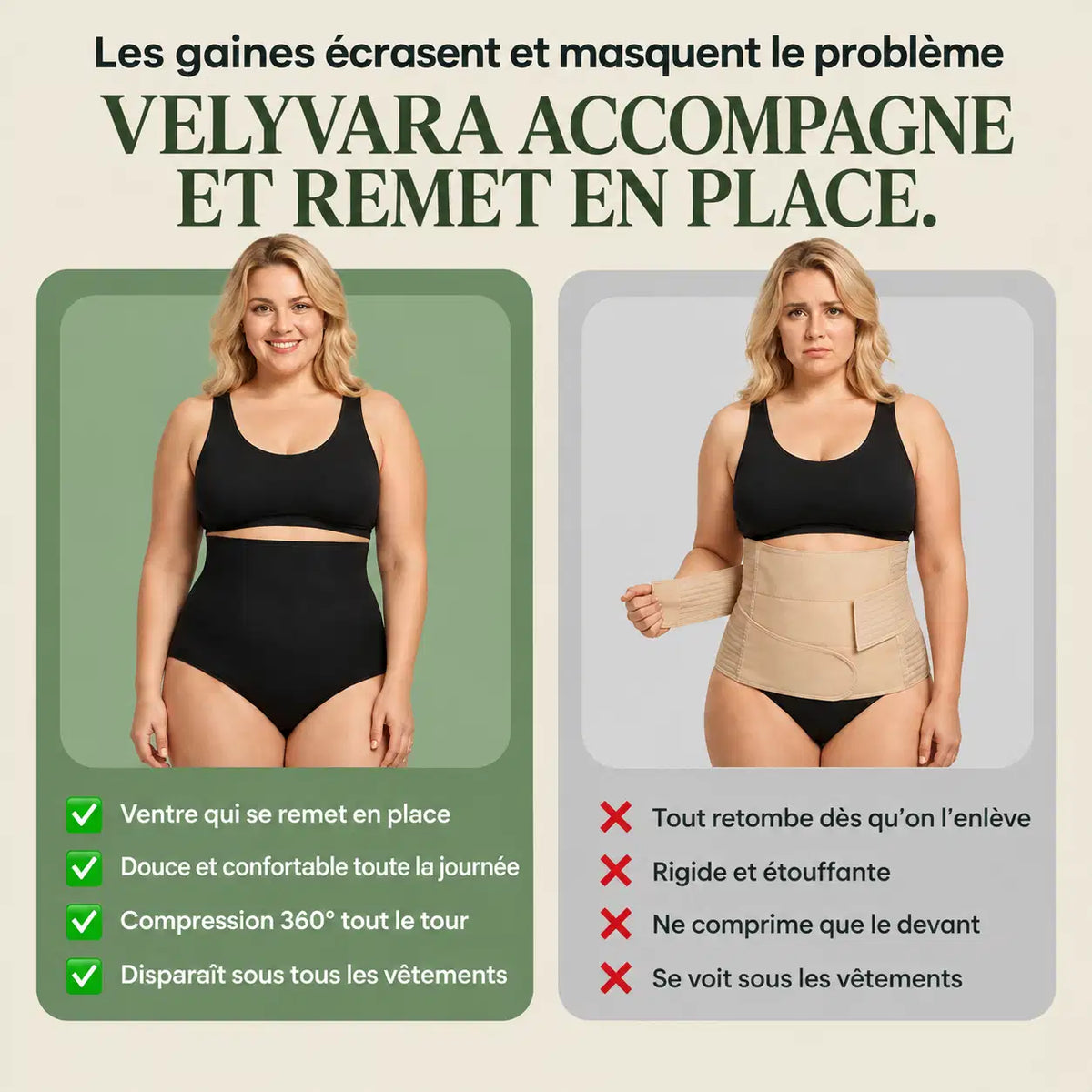 Culotte Post-Partum — Compression 360°