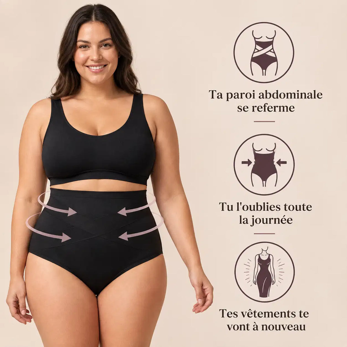 Culotte Post-Partum — Compression 360°